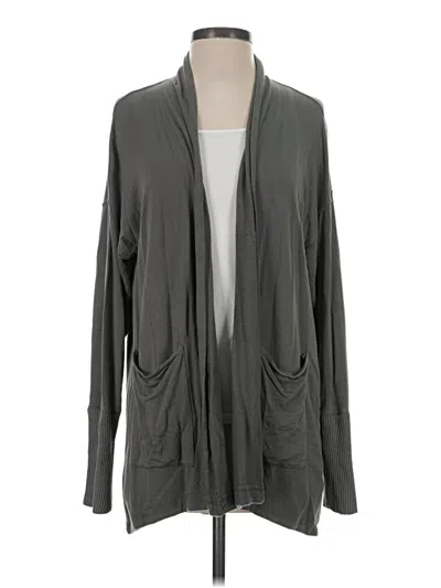 Pre-owned Splendid Cardigan Sweater In Gray