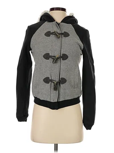 Pre-owned Splendid Cardigan Sweater In Gray