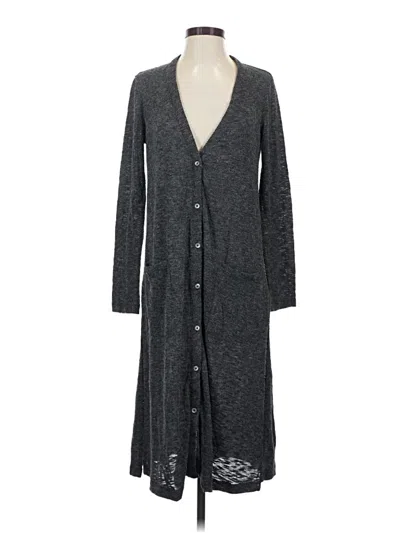 Pre-owned Splendid Cardigan Sweater In Gray