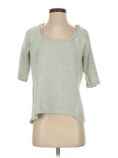 Pre-owned Splendid Cardigan Sweater In Green