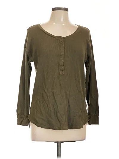 Pre-owned Splendid Cardigan Sweater In Green