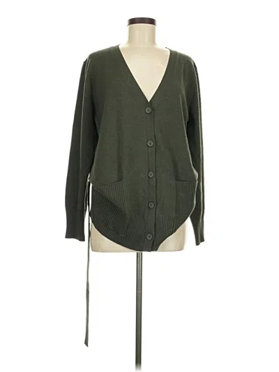 Pre-owned Splendid Cardigan Sweater In Green