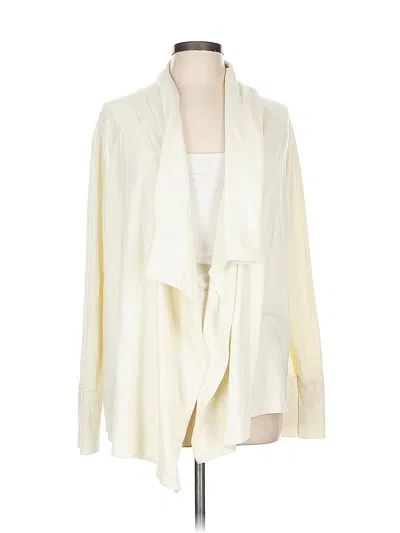 Pre-owned Splendid Cardigan Sweater In Ivory