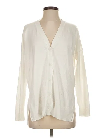 Pre-owned Splendid Cardigan Sweater In Ivory