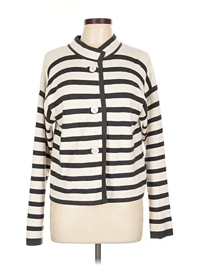 Pre-owned Splendid Cardigan Sweater In Ivory