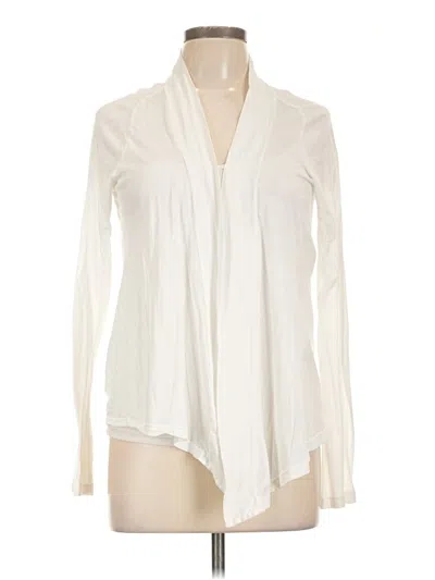 Pre-owned Splendid Cardigan Sweater In Ivory