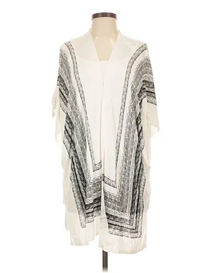 Pre-owned Splendid Cardigan Sweater In Ivory