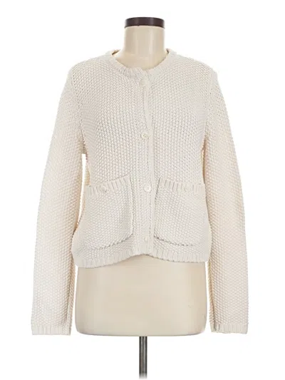 Pre-owned Splendid Cardigan Sweater In Ivory