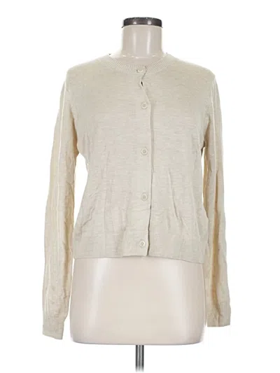 Pre-owned Splendid Cardigan Sweater In Ivory