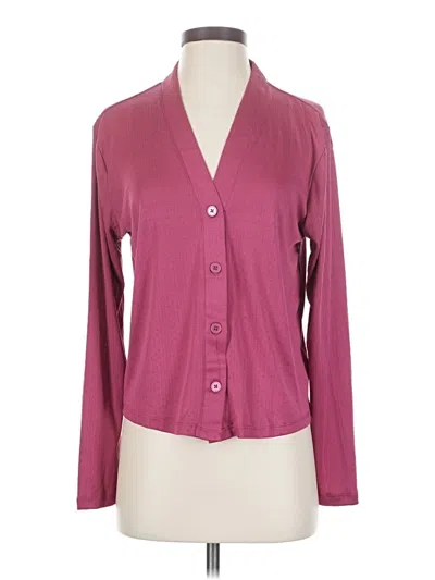 Pre-owned Splendid Cardigan Sweater In Pink