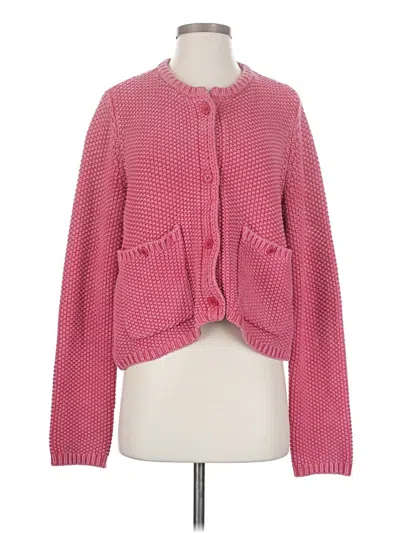 Pre-owned Splendid Cardigan Sweater In Pink