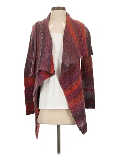 Pre-owned Splendid Cardigan Sweater In Red
