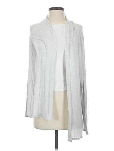 Pre-owned Splendid Cardigan Sweater In Silver