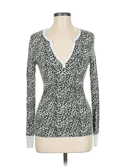 Pre-owned Splendid Cardigan Sweater In Silver