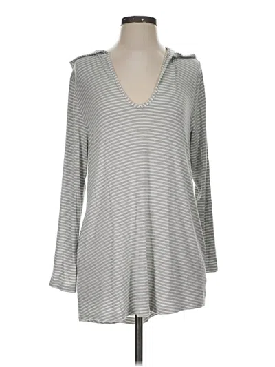 Pre-owned Splendid Cardigan Sweater In Silver