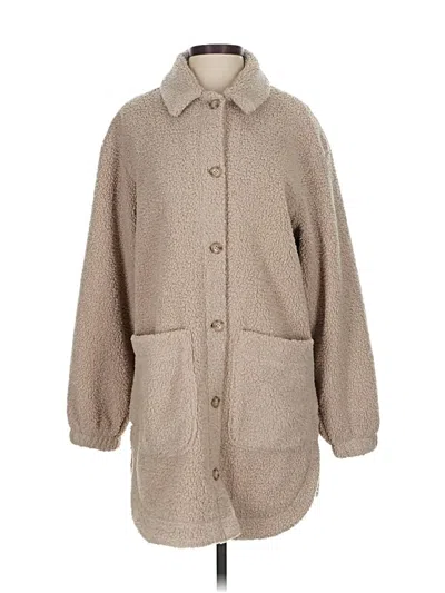 Pre-owned Splendid Cardigan Sweater In Tan
