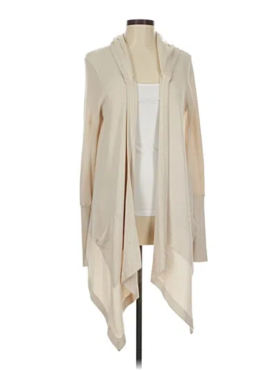 Pre-owned Splendid Cardigan Sweater In Tan