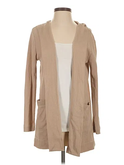 Pre-owned Splendid Cardigan Sweater In Tan