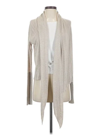Pre-owned Splendid Cardigan Sweater In Tan