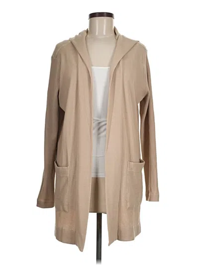Pre-owned Splendid Cardigan Sweater In Tan