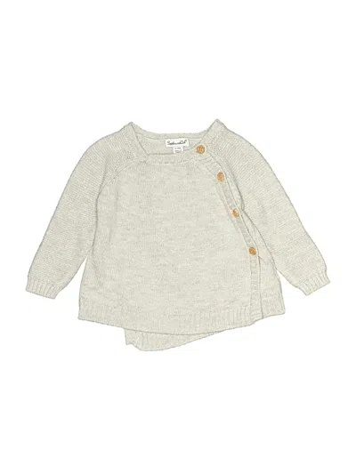 Pre-owned Splendid Babies' Cardigan Sweater In Tan