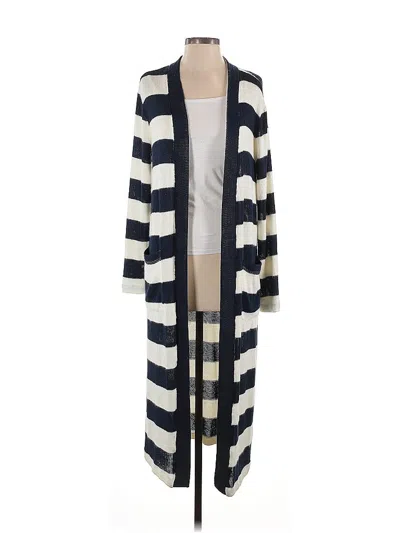 Pre-owned Splendid Cardigan Sweater In White