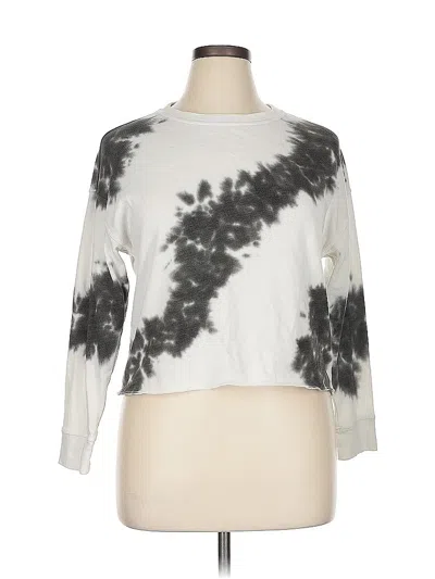 Pre-owned Splendid Cardigan Sweater In White