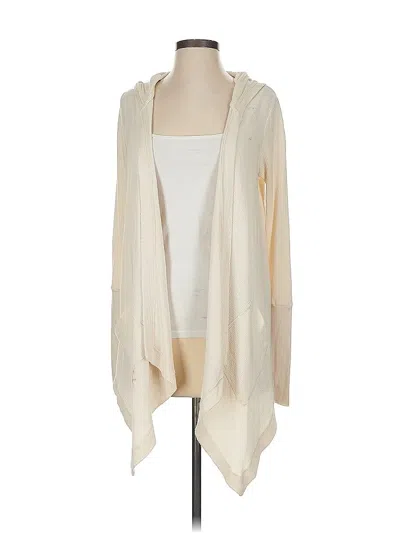 Pre-owned Splendid Cardigan Sweater In White