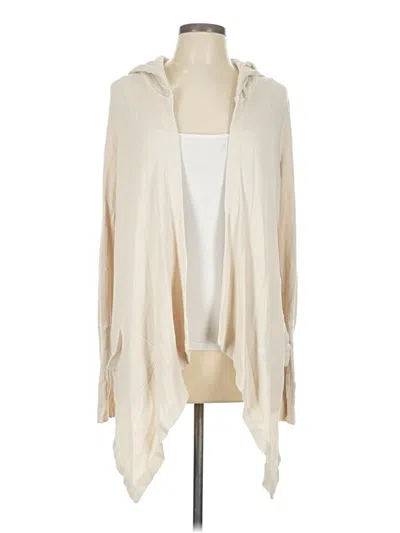 Pre-owned Splendid Cardigan Sweater In White