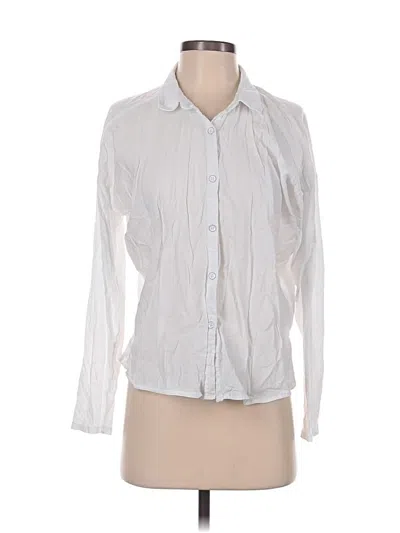 Pre-owned Splendid Cardigan Sweater In White