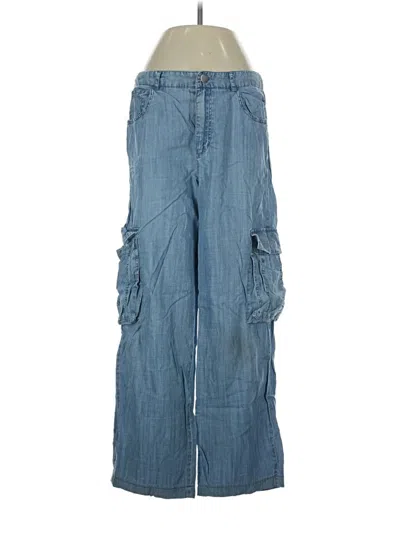 Pre-owned Splendid Cargo Pants In Blue
