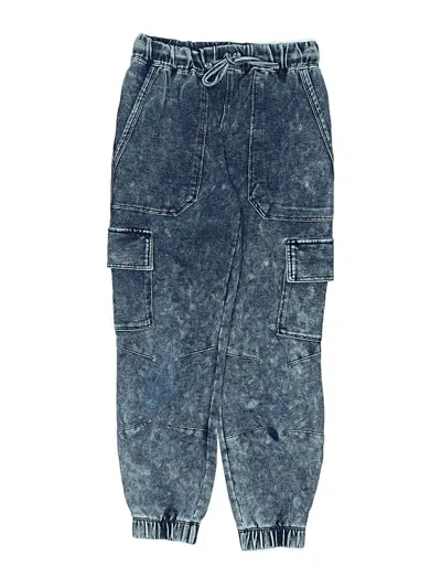 Pre-owned Splendid Kids' Cargo Pants In Blue