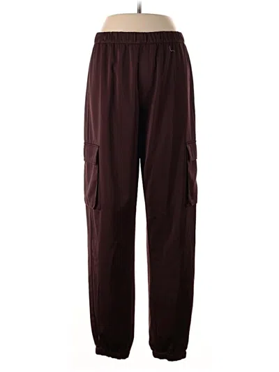 Pre-owned Splendid Cargo Pants In Burgundy