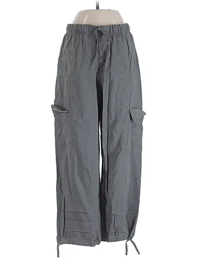 Pre-owned Splendid Cargo Pants In Gray