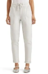 Splendid Carly Cotton Blend Drawstring Pants In White