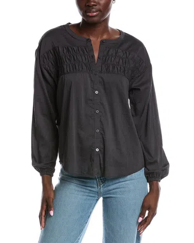 Splendid Caroline Blouse In Gray