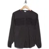 Splendid Caroline Button-up Shirt In Gray