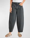 Splendid Carson Barrel Leg Pants In Evergreen