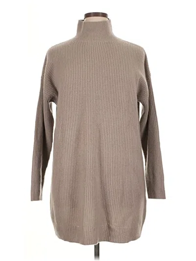 Pre-owned Splendid Cashmere Pullover Sweater In Brown