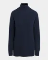Splendid Cashmere Tunic Sweater In Navy