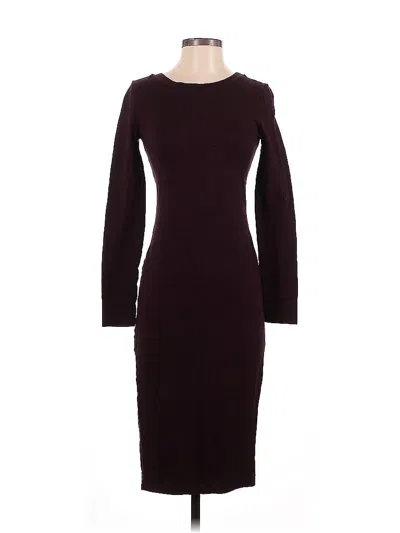 Pre-owned Splendid Casual Dress In Burgundy