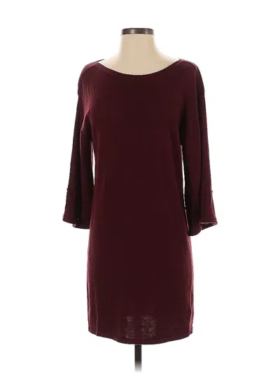 Pre-owned Splendid Casual Dress In Burgundy