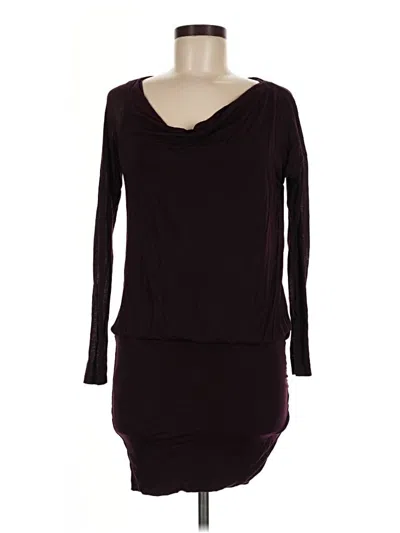 Pre-owned Splendid Casual Dress In Burgundy