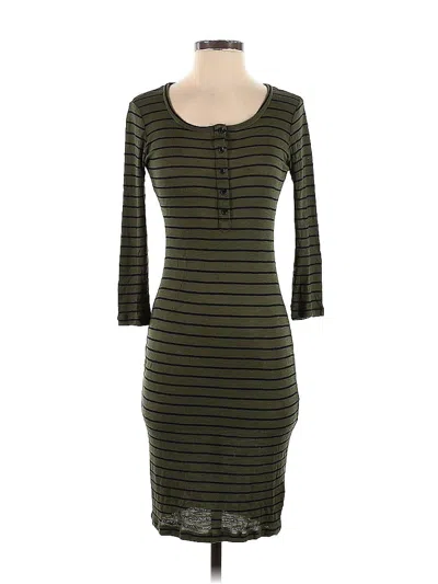 Pre-owned Splendid Casual Dress In Green