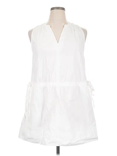 Pre-owned Splendid Casual Dress In White