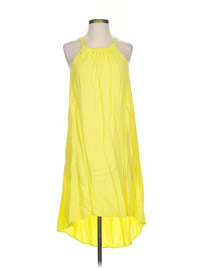 Pre-owned Splendid Casual Dress In Yellow