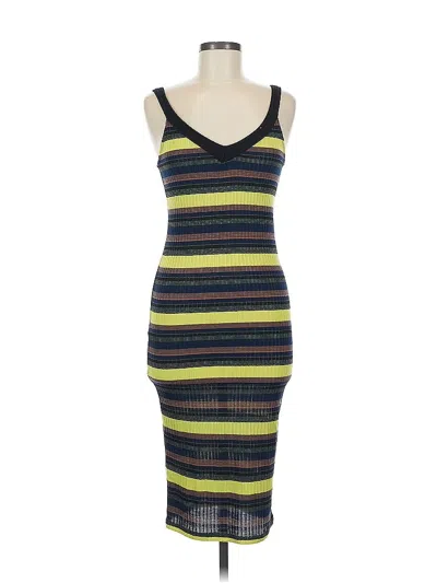 Pre-owned Splendid Casual Dress In Yellow