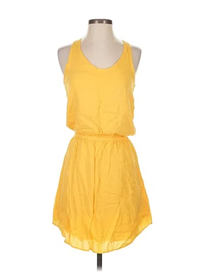 Pre-owned Splendid Casual Dress In Yellow