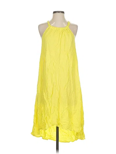 Pre-owned Splendid Casual Dress In Yellow