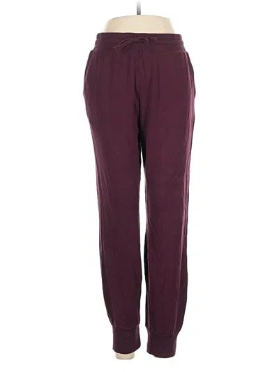 Pre-owned Splendid Casual Pants In Burgundy